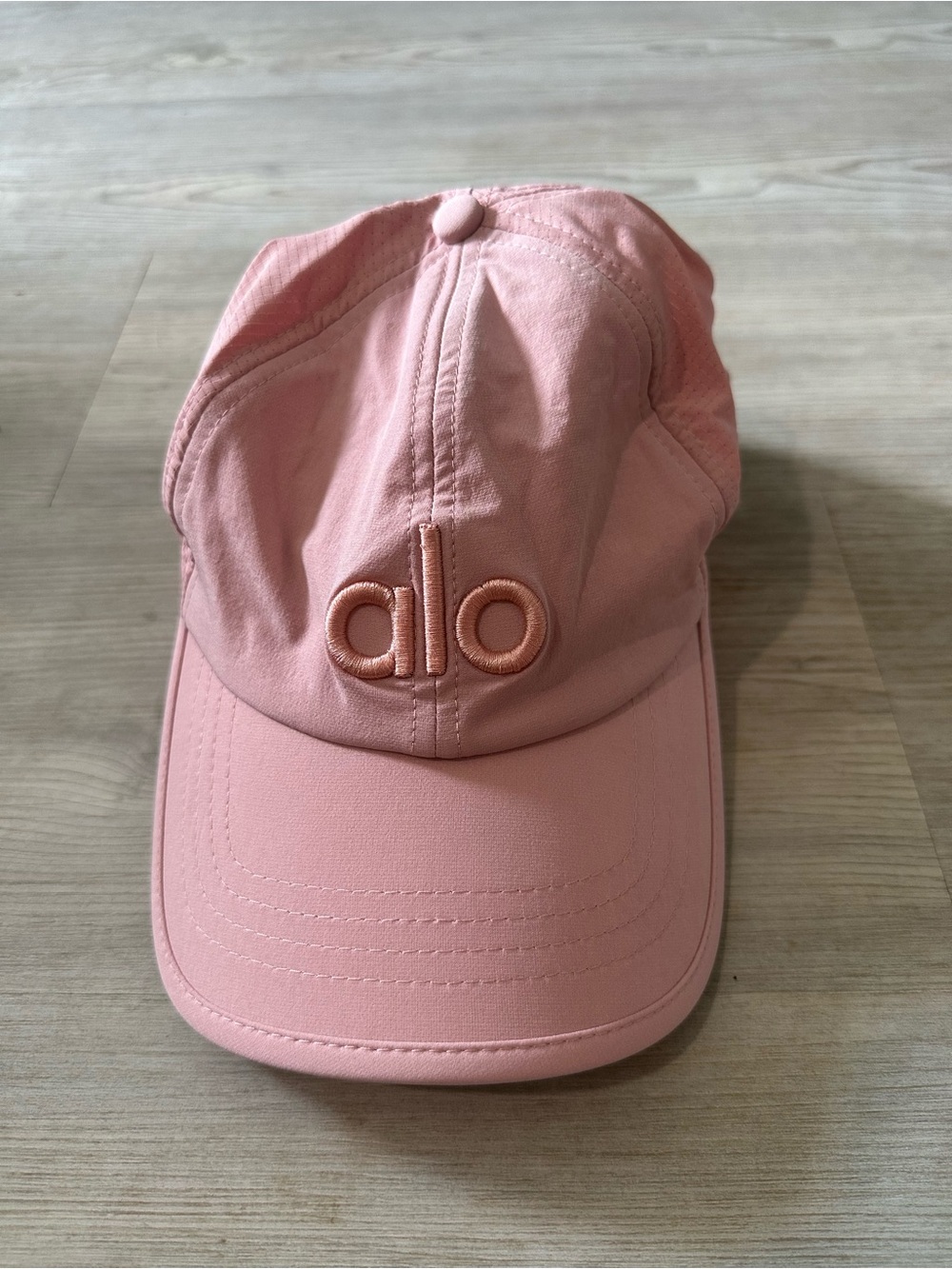 Alo Yoga Off-Duty Cap Pink Adjustable Hat Embroidered Logo NWOT